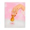 Stupell Industries Pink Bow Fashion Stamper Canvas, design by Ziwei Li